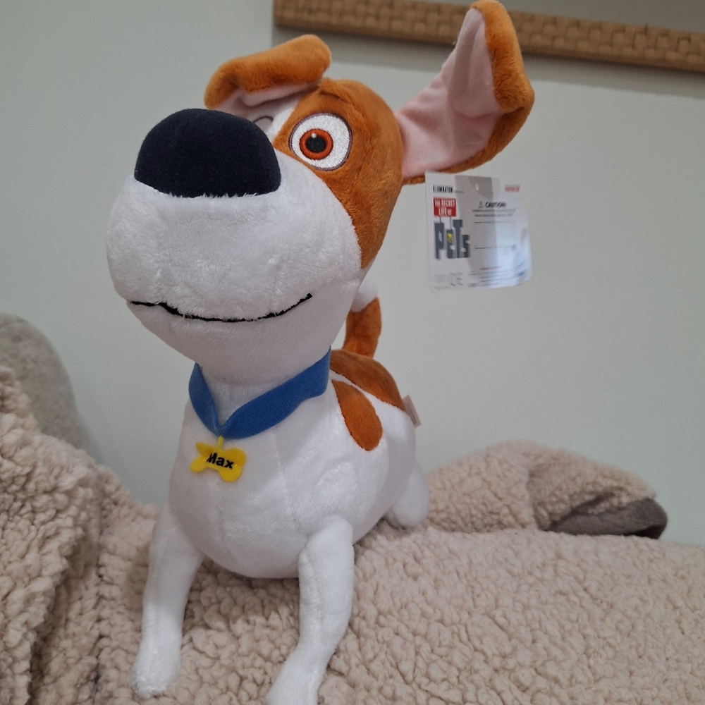NWT Max Dog Stuffed Animal Toy